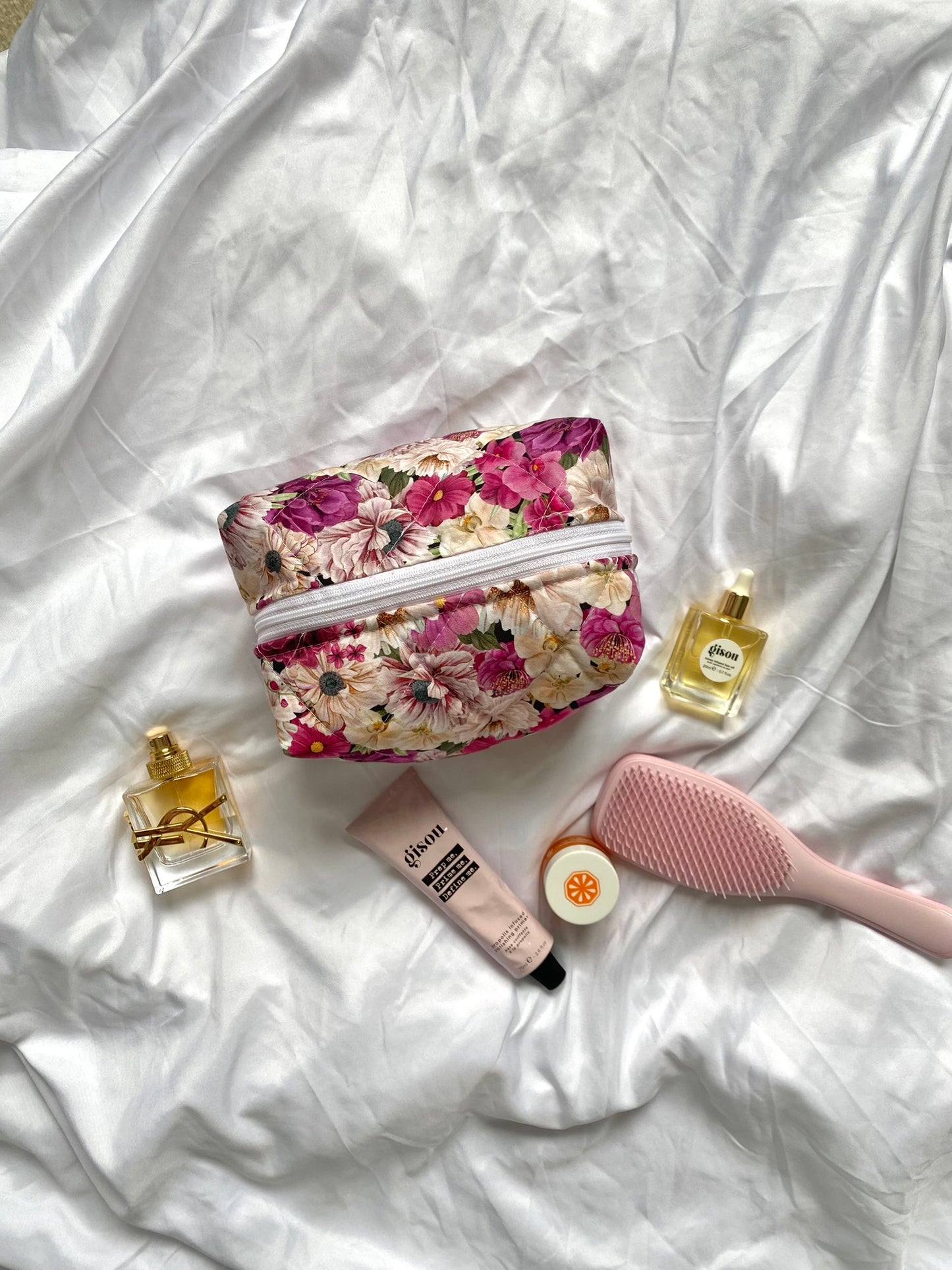 Everessence Floral Makeup Bag