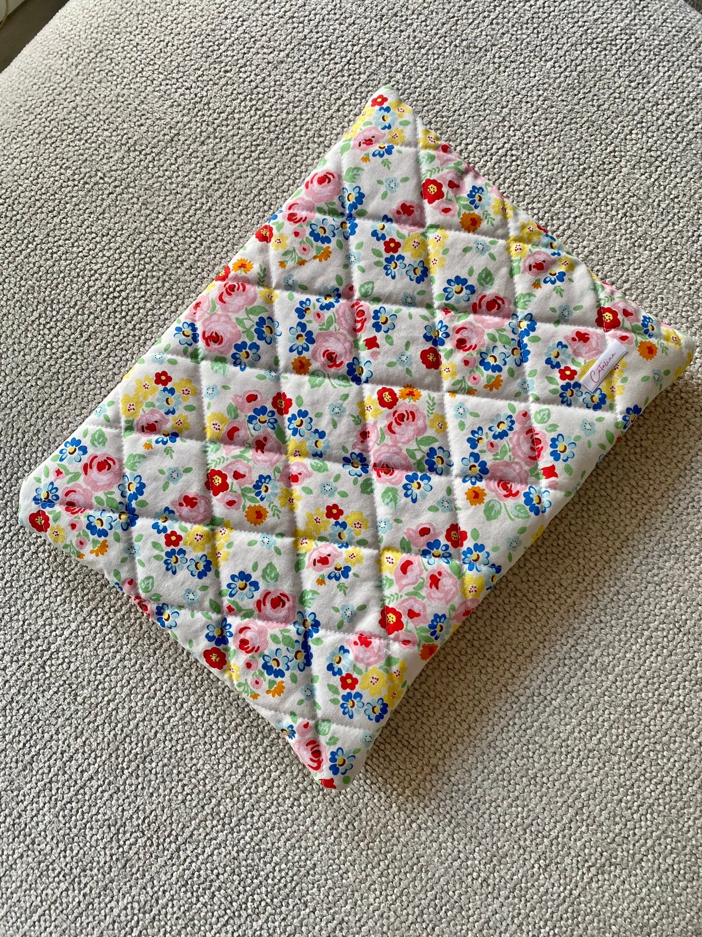 Vibrant Floral Laptop Bag