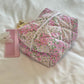 Pastel Floral Beauty Bag