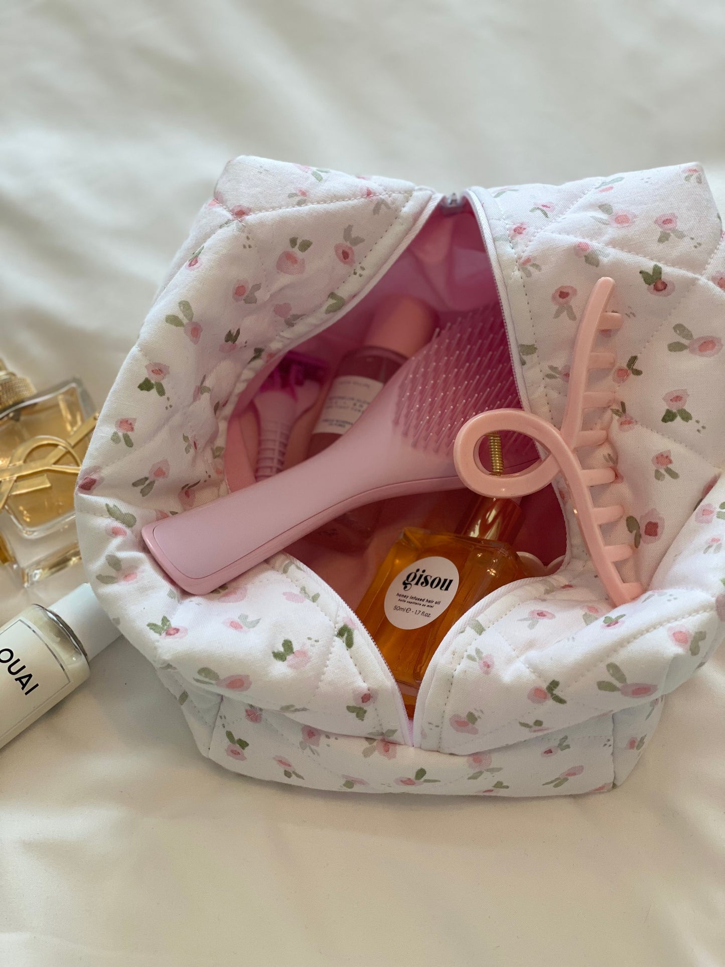 Trousse de beauté florale douce