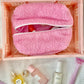 Fluffy Pink Terry Beauty Bag