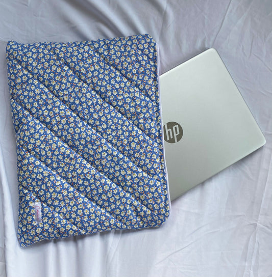Blue Daisy Laptop Bag